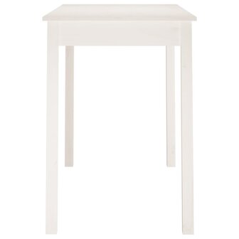 Eettafel 110x55x75 cm massief grenenhout wit 8720287188537 4