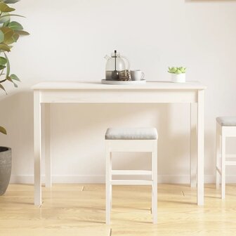 Eettafel 110x55x75 cm massief grenenhout wit 8720287188537 5