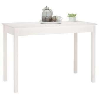 Eettafel 110x55x75 cm massief grenenhout wit 8720287188537 6