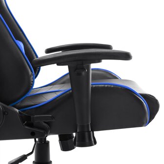 Gamestoel kunstleer zwart en blauw 8720286193464 7