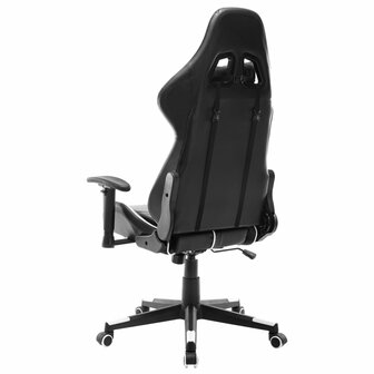 Gamestoel kunstleer zwart en wit 8720286193518 4