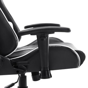 Gamestoel kunstleer zwart en wit 8720286193518 7