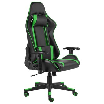 Gamestoel draaibaar PVC groen 8720286193242 1