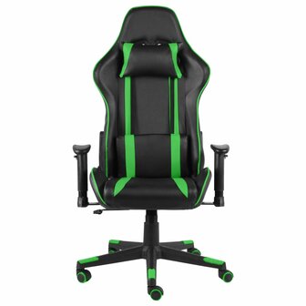 Gamestoel draaibaar PVC groen 8720286193242 2