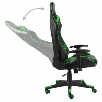 Gamestoel draaibaar PVC groen 8720286193242 5
