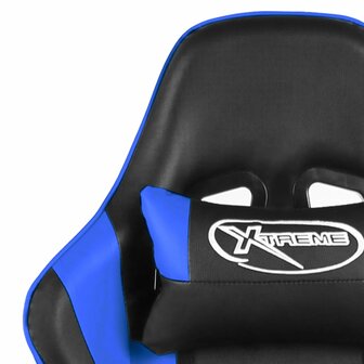 Gamestoel draaibaar PVC blauw 8720286193341 7