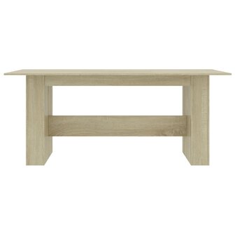 Eettafel 180x90x76 cm bewerkt hout sonoma eikenkleurig 8719883738680 4