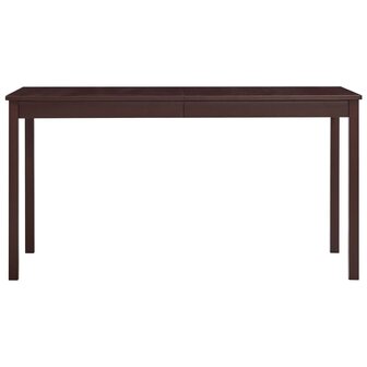 Eettafel 140x70x73 cm grenenhout donkerbruin 8719883678214 2