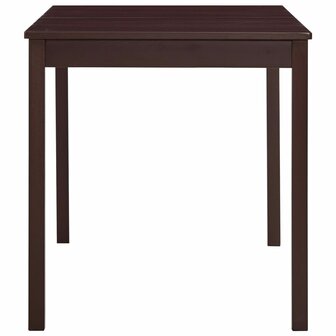 Eettafel 140x70x73 cm grenenhout donkerbruin 8719883678214 3