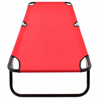 Ligbed inklapbaar staal rood 8719883741857 5