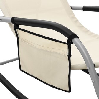 Ligbed textileen cr&egrave;mekleurig en grijs 8720286086599 5