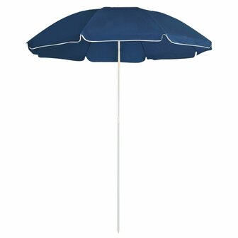 Parasol met stalen paal 180 cm blauw 8720286205006 1