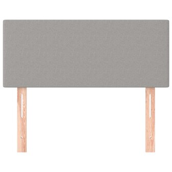 Hoofdbord 80x5x78/88 cm stof lichtgrijs 8720287145684 3