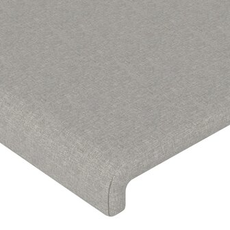 Hoofdbord 80x5x78/88 cm stof lichtgrijs 8720287145684 4