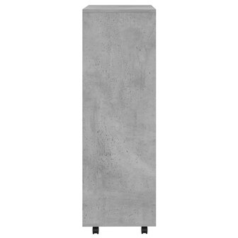 Kledingkast 80x40x110 cm bewerkt hout betongrijs 8720286610558 6