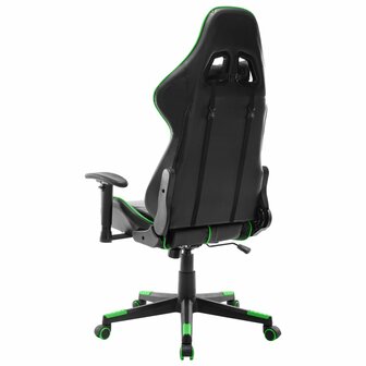 Gamestoel kunstleer zwart en groen 8720286193495 4
