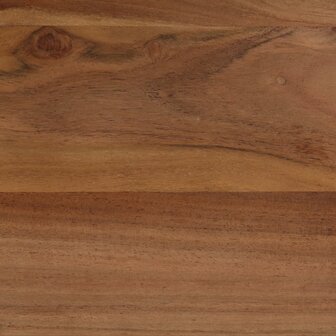 Eettafel 120x60x76 cm massief acaciahout en staal 8718475601975 11