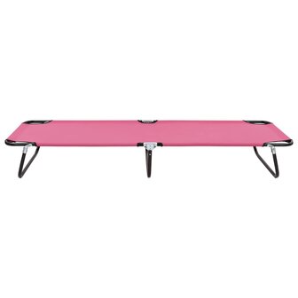 Ligbed inklapbaar staal roze 8720286072998 2