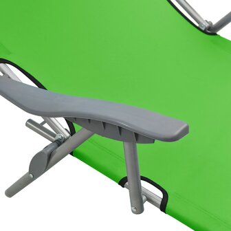 Ligbed met luifel staal groen 8720286072851 6