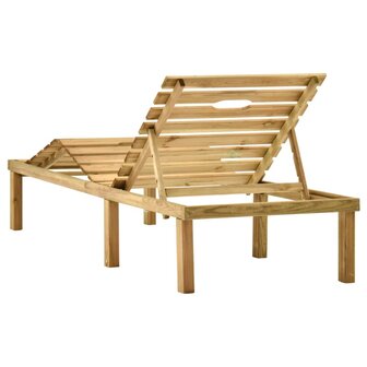 Ligbed met tafel ge&iuml;mpregneerd grenenhout 8720286211410 4