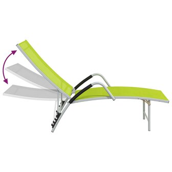 Ligbed textileen en aluminium groen 8720286086773 6