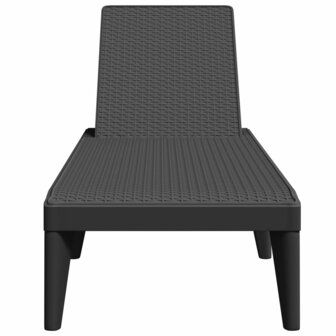 Ligbed 186x60x29 cm polypropeen antracietkleurig 8720845889210 4