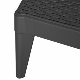 Ligbed 186x60x29 cm polypropeen antracietkleurig 8720845889210 9