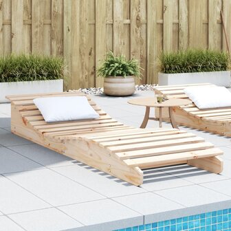 Ligbed 205x70x31,5 cm massief grenenhout 8721012457089 1