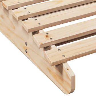 Ligbed 205x80x31,5 cm massief grenenhout 8721012457119 7