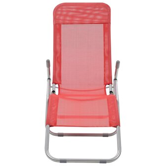 Ligbedden inklapbaar 2 st textileen rood 8718475621362 3
