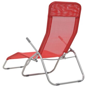 Ligbedden inklapbaar 2 st textileen rood 8718475621362 4