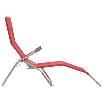 Ligbedden inklapbaar 2 st textileen rood 8718475621362 5