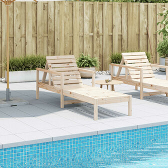 Ligstoel 199,5x62x55 cm massief grenenhout 8721012456761 3
