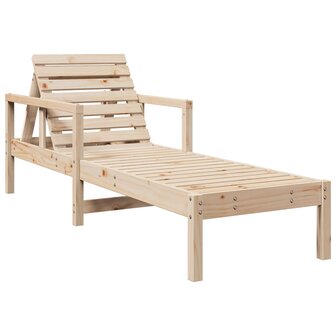 Ligstoel 199,5x62x55 cm massief grenenhout 8721012456761 7