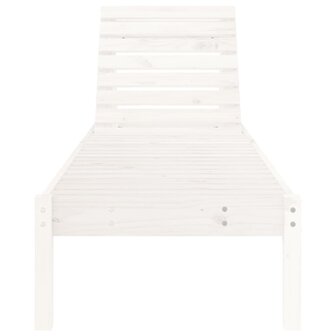 Ligstoel 199,5x60x74 cm massief grenenhout wit 8720845808372 3