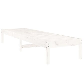 Ligstoel 199,5x60x74 cm massief grenenhout wit 8720845808372 7