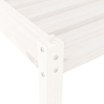 Ligstoel 199,5x60x74 cm massief grenenhout wit 8720845808372 8