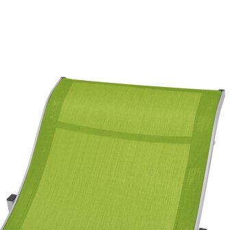 Ligbedden inklapbaar 2 st textileen groen 8719883753942 6
