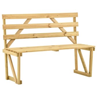 Tuinbank 120 cm ge&iuml;mpregneerd grenenhout 8720286211373 1