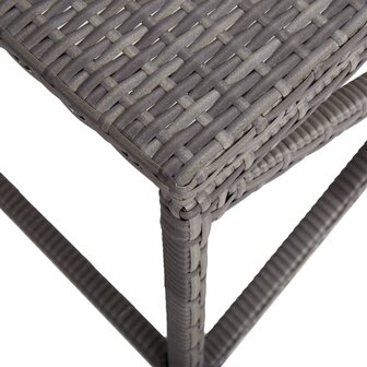 Tuinbank 120 cm poly rattan grijs 8719883727615 4