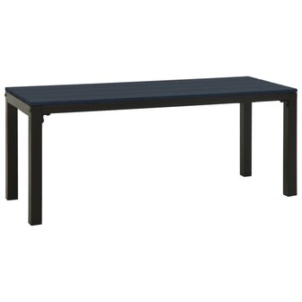 Tuinbank 110 cm staal en HKC zwart 8720286662182 2