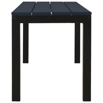 Tuinbank 110 cm staal en HKC zwart 8720286662182 4