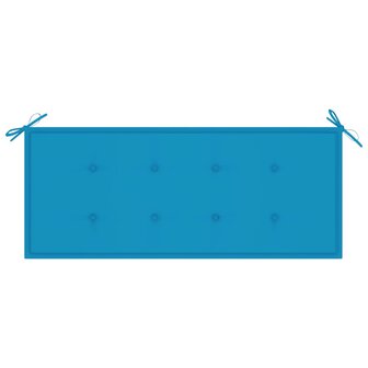 Tuinbank inklapbaar met kussen 118 cm bamboe 8720286277775 6