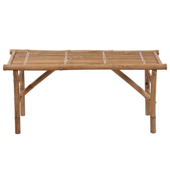 Tuinbank inklapbaar met kussen 118 cm bamboe 8720286277751 3