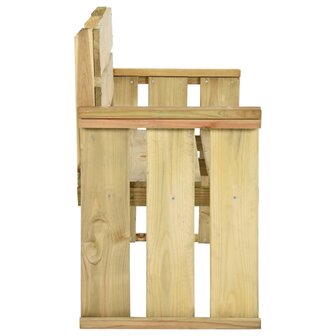 Tuinbank 121 cm ge&iuml;mpregneerd grenenhout 8720286817339 3