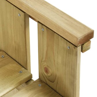 Tuinbank 121 cm ge&iuml;mpregneerd grenenhout 8720286817339 6