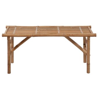 Tuinbank inklapbaar met kussen 118 cm bamboe 8720286277928 3