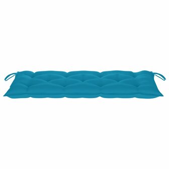 Tuinbank inklapbaar met kussen 118 cm bamboe 8720286277928 6