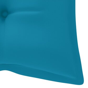 Tuinbank inklapbaar met kussen 118 cm bamboe 8720286277928 8