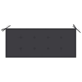 Tuinbank inklapbaar met kussen 118 cm bamboe 8720286277737 6